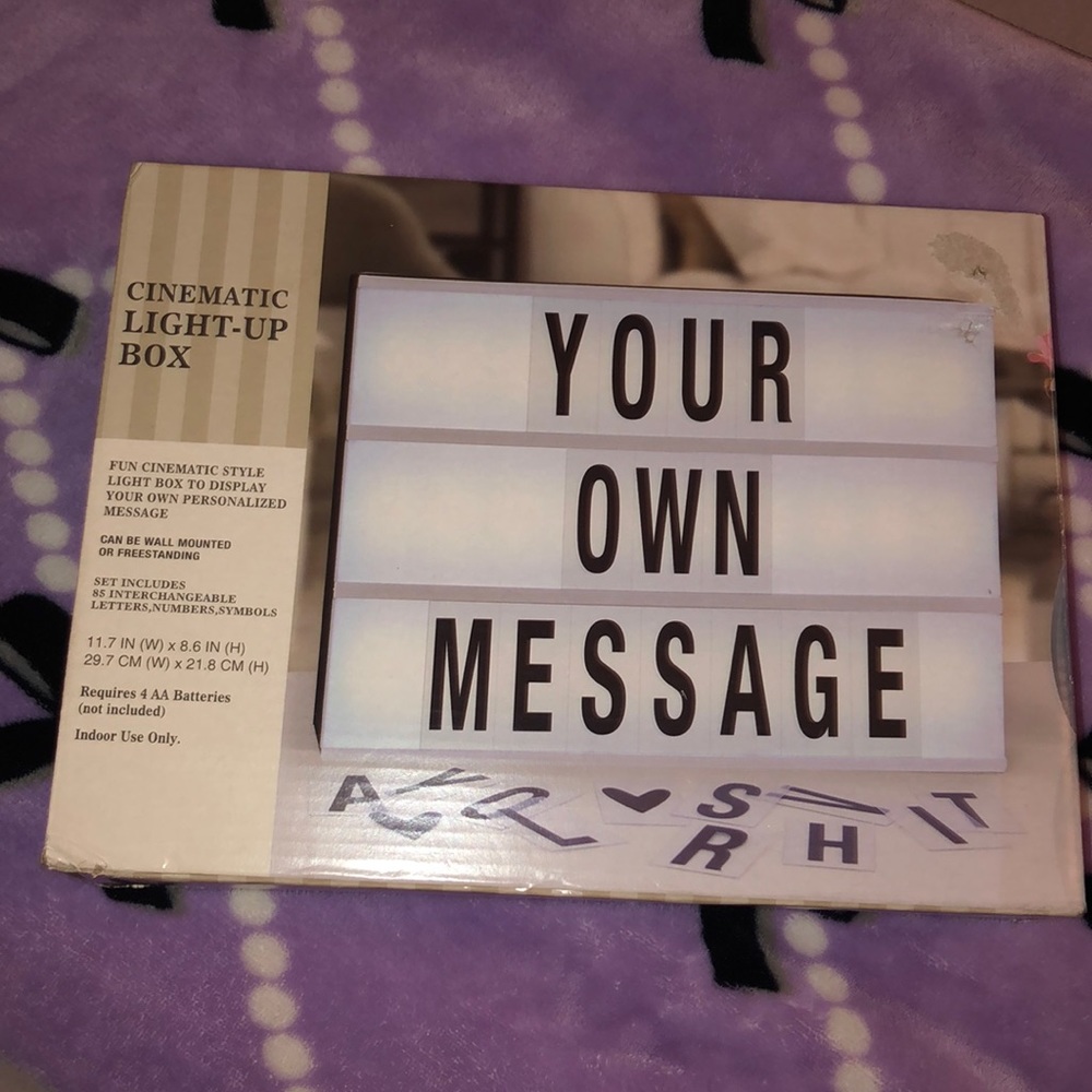 Light up Box 💛